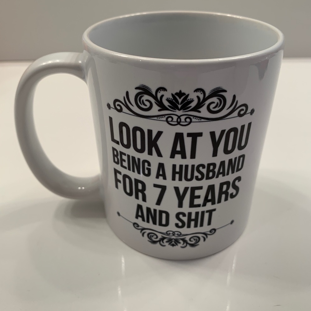 7yr Anniversary Coffee Mug, Husband